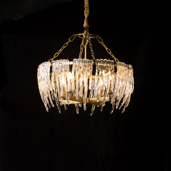 Loft Industry Modern - Melting Ice Circle Chandelier